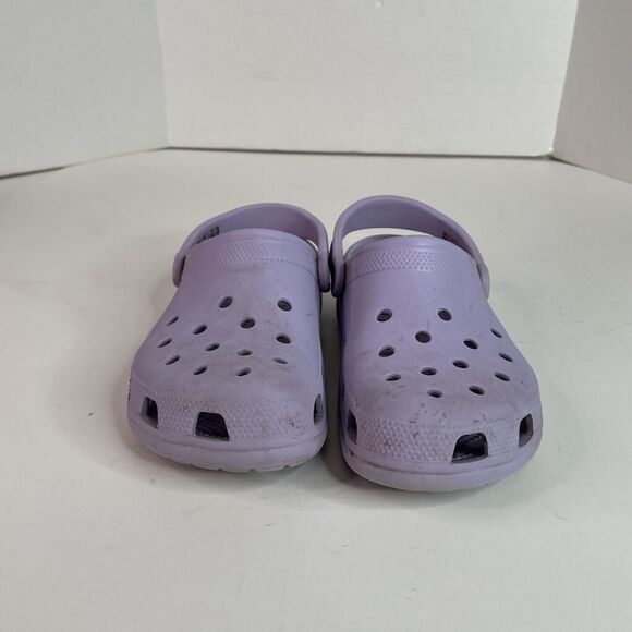 Crocs Womens Clogs Size 9, Light Purple/Lavender, Classic Slip On, Mens 7 - Picture 3 of 10